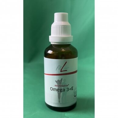 Fitline OMEGA 3+E vandenyje tirpi Omega 3